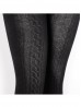 Comfortable Stretchy Full-length Footed Cable Knitted Tights